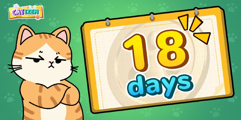 Count down 18 days. 